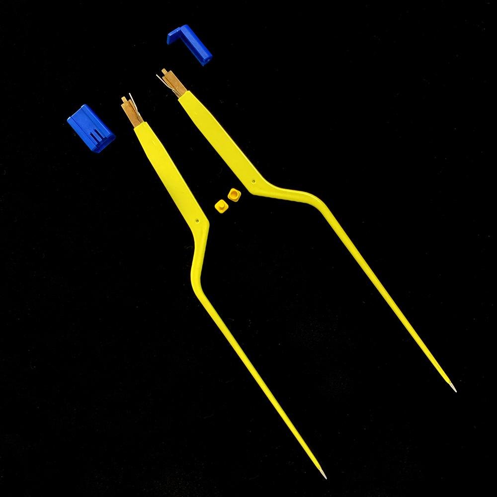 Disposable medical surgical gun type non-stick bipolar coagulation tweezers bipo 2