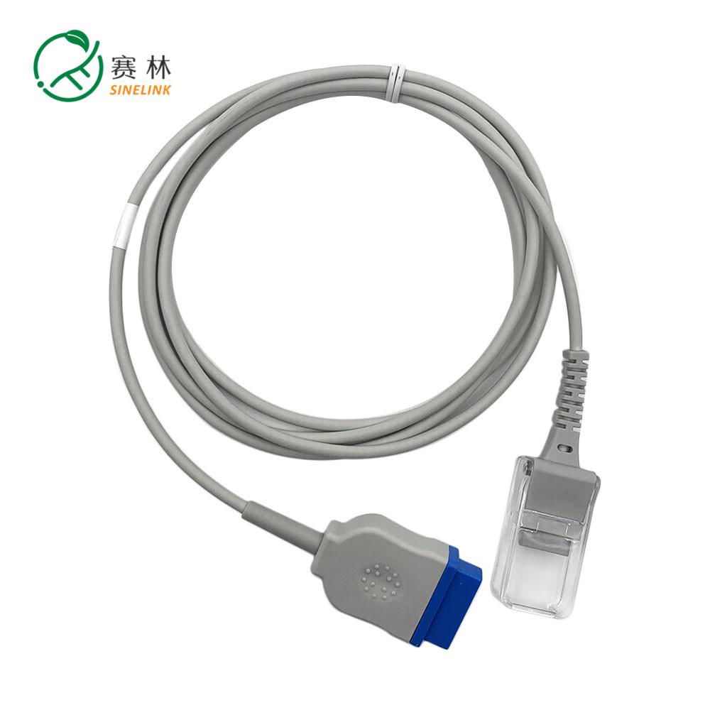 11-pin male plug to 9-pin female plug blood oxygen transfer cable 4