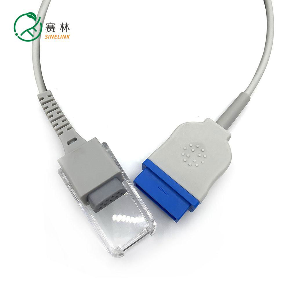 11-pin male plug to 9-pin female plug blood oxygen transfer cable 5