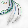 Black plastic clip electrode cable 2