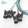 Black plastic clip electrode cable 4