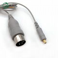 Reusable medical Concentric Shield adapt lead connecting cable for EMG 3