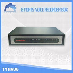 8 lines usb telephone recording  device