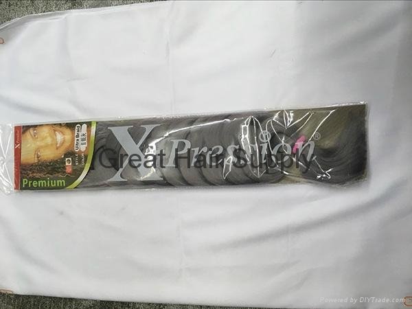 X-pression ultra braid 165 grams good quality kanekalon synthetic hair 2