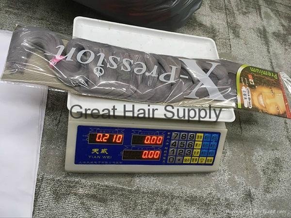 X-pression ultra braid 165 grams good quality kanekalon synthetic hair 3