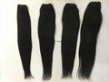 10a grade straight virgin peruvian human hair weft factory price wholesale