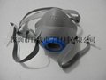3M 7702硅胶防毒面具/防尘防毒口罩/喷漆专用/防有机气体口罩 