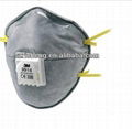 3M9914活性炭口罩|防甲醛喷漆防毒口罩