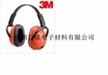 3M 1436 Ear muff with foldable headband, two point attachment of the headband