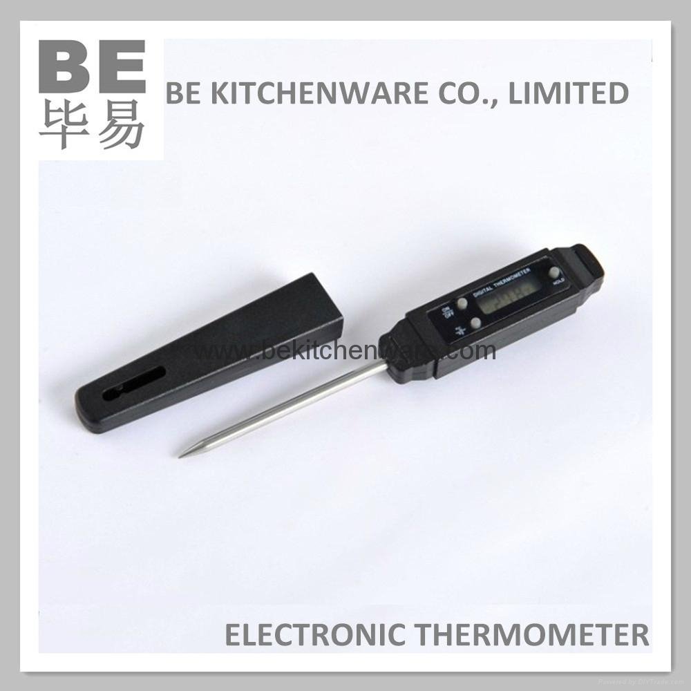 Cooking barbecue electronic probe thermometer