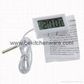 Digital plastic fridge freezer thermometer 2