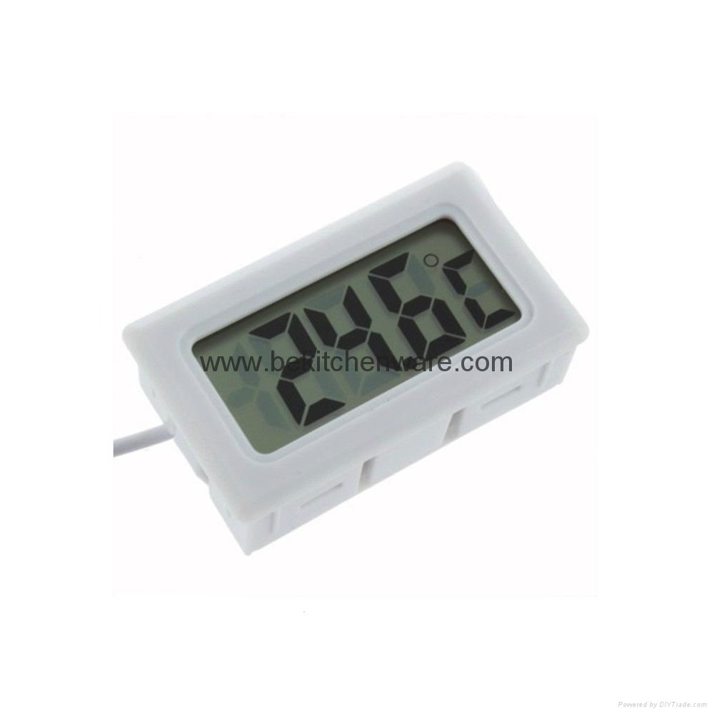 Flexible lcd display digital fridge thermometer 4