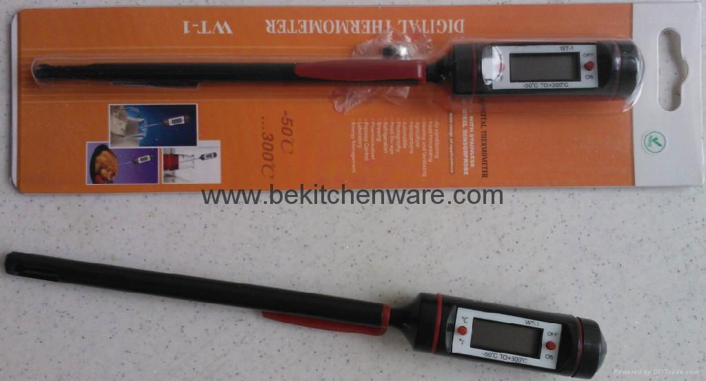 Temperature measuring digital thermometer with sensor and probe 4