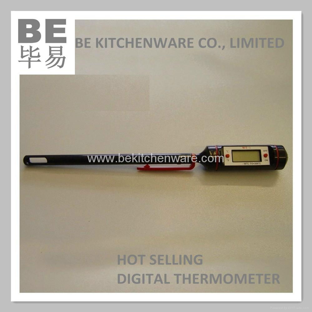 Digital pen type multi food thermometer