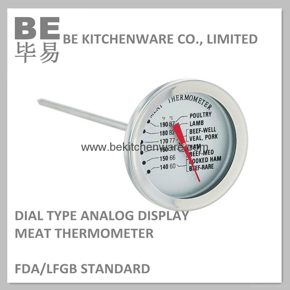 Bimetal instant read grill bbq thermometer