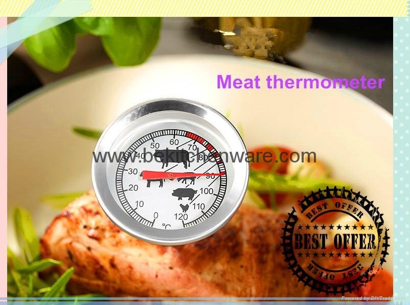 Instant read mechanical microwave meat thermometer 3