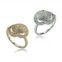 Offer Micro Pavc Silver rings 4