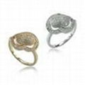 Offer Micro Pavc Silver rings 4
