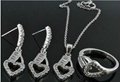 offer silver jewelry set
