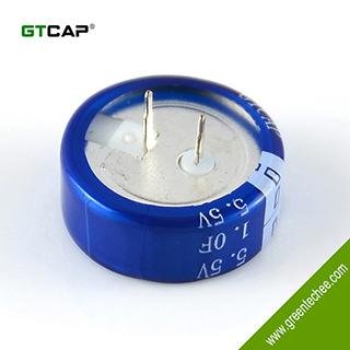 85C battery super capacitor 3.6V 1F coin type super capacitor 3