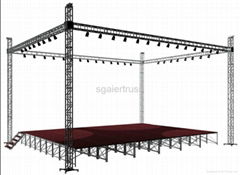 Aluminum truss lighting truss