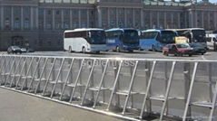 China Crowd control barrier stage barrier
