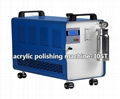 acrylic polishing machine-four operators work simultaneously 