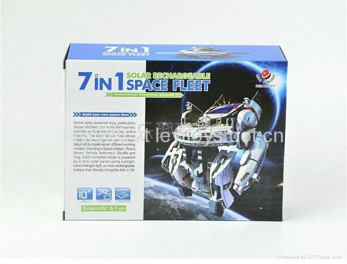 7  IN 1 Solar Space Fleet  kits ,DIY Toys for kids 3