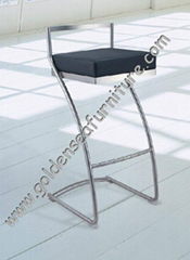 Brushed Stainless Steel Bar stool