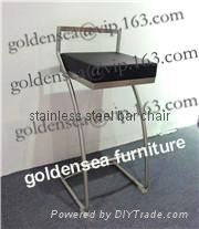 Brushed Stainless Steel Bar stool 2