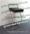 Brushed Stainless Steel Bar stool 2