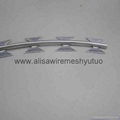 Hot Dippes Galvanized concertina razor wire bto-22 