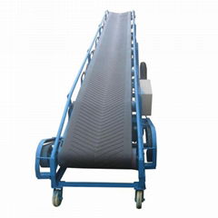 Large Capacity Steel Frame Belt Conveyor For Mining Metallurgy Chemical Material