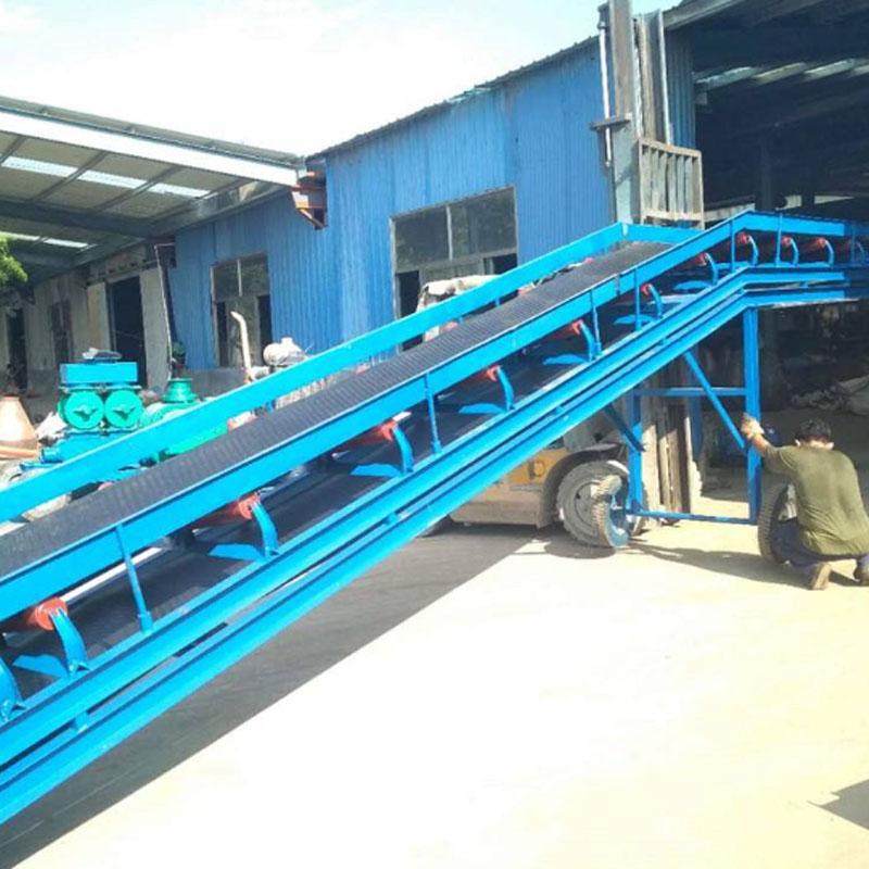 Large Capacity Steel Frame Belt Conveyor For Mining Metallurgy Chemical Material 2