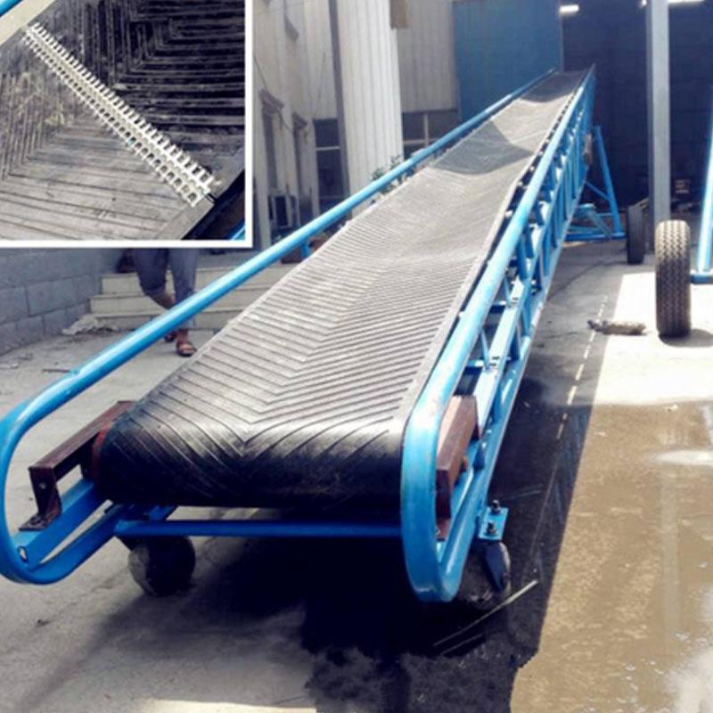 Large Capacity Steel Frame Belt Conveyor For Mining Metallurgy Chemical Material 4