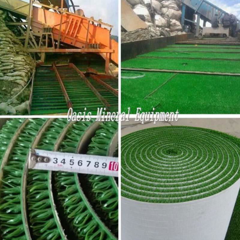 Heavy Duty Alluvial Gold Mining Carpet Gold Sluice Sticky Grass Carpet  3
