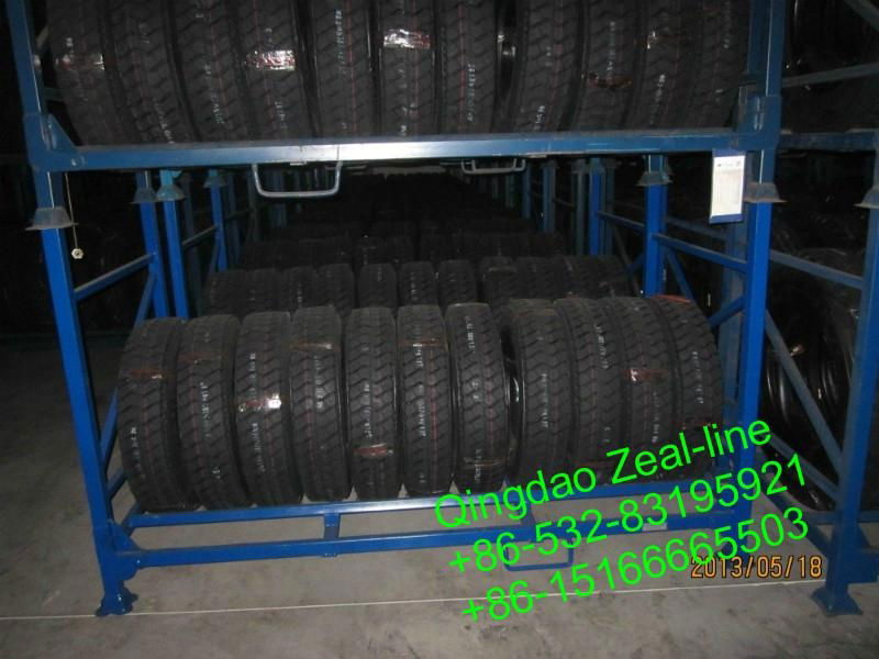 HTBR301 Folding Movable Tyre Rack