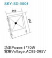 LED TRACK LIGHT SKY-SD-0904 2