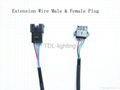 3.9FT Extension Wire 4 Pin Connecter For RGB Led strip