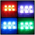 12 RGB Led PODs Universal Motorcycle Accent Underglow Lights 15 Color Kit