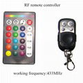 2 Remotes Sounds Active Led Strip 18 Color Change Kit For Motorcycle Led lights