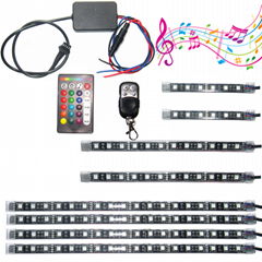 2 Remotes Sounds Active Led Strip 18