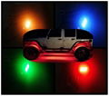 Universal Under Wheel 6 Pods LED Rock Lights For Truck SUV ATV 