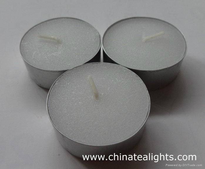 White Unscented Tea Light Candles 3