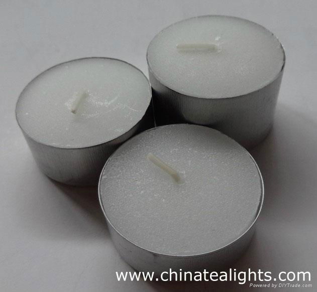 White Unscented Tea Light Candles