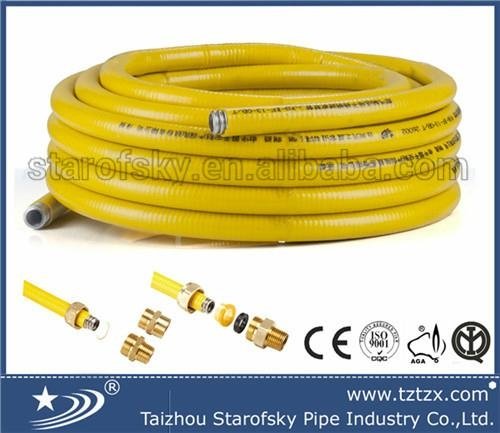 Stainless steel flexible gas hose