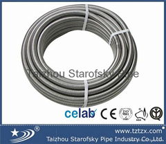 dn12 dn16 dn20 dn25 flexible corrugated stainless steel metal hose made in china