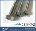Solar Water Heater Accessories Flexible Stainless Steel Corrugated Hose 304 316L 3