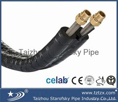 Pre insulated solar single/twin pipe for water heater solar hose