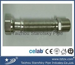 304 flexible metal corrugated hose bellows pipe
